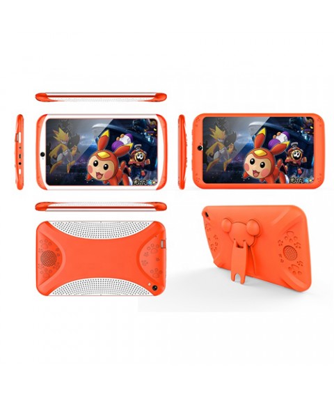 تابلت تعليمي للاطفال 7 بوصة اندرويد 6.0 ,1رام ,16جيجابايت من Celphy-اللون برتقالي