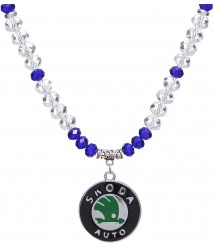 اكسسوار مرآة سكودا من اونو، ازرق شفاف