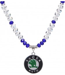 اكسسوار مرآة سكودا من اونو، ازرق شفاف