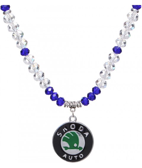 اكسسوار مرآة سكودا من اونو، ازرق شفاف