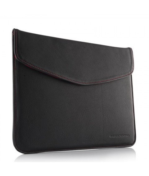 شنطة تابلت جلد مع مغناطيس لون اسود PRESTIGE - من مودكوم