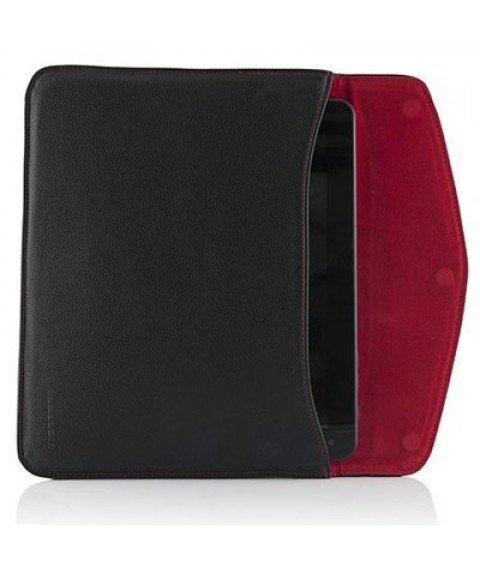 شنطة تابلت جلد مع مغناطيس لون اسود PRESTIGE - من مودكوم