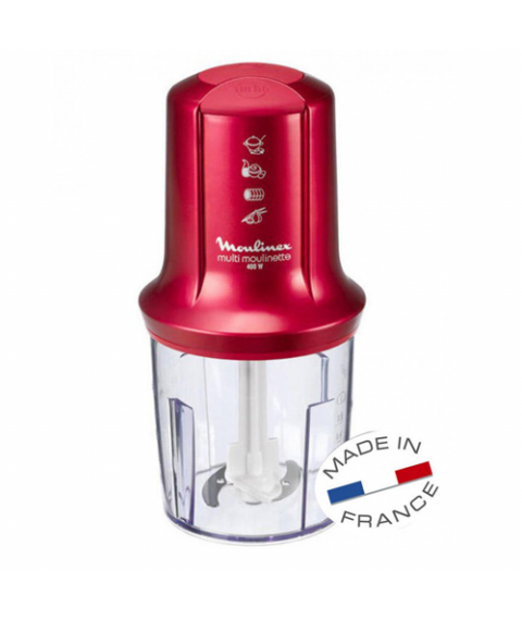 AT712G31 قطاعة بصل وخضروات مالتى مولينيت 400 واط 4 شفرة احمر مولينكس