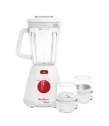 LM238125 خلاط دبل كليك 600 واط بمطحنة + قطاعة مولينكس