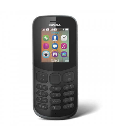 موبايل نوكيا 130 - 1.4 بوصة - مزدوج الشريحة - أسود