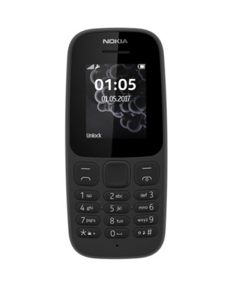 نوكيا 105 (2017) - ثنائى الشريحة - اسود