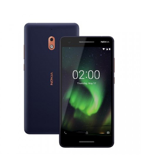 موبايل نوكيا 2.1 - 5.5 بوصة - ثنائي الشريحة - 4G - 8GB - أزرق