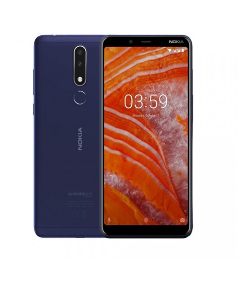 موبايل نوكيا 3.1 بلس - ثنائي الشريحة -  - 32 جيجا بايت - 3 جيجا رام - أزرق