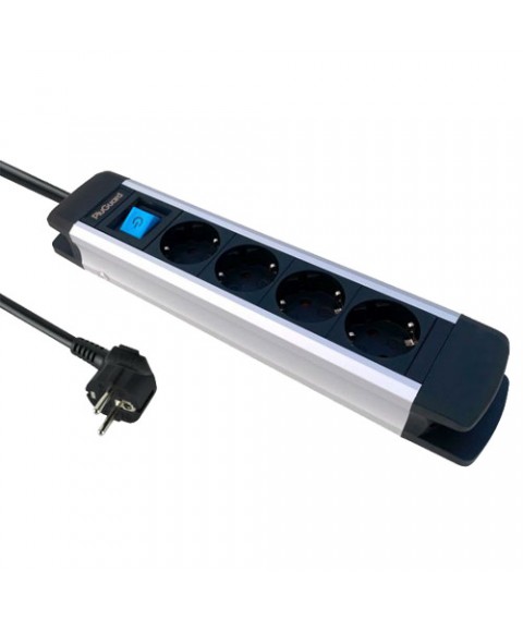 مشترك كهرباء بلجارد الومنيوم اسود - 4 مخارج