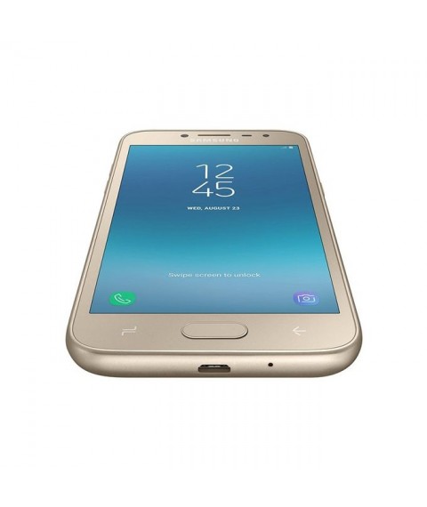 Samsung هاتف جالاكسي Grand Prime Pro (2018) - 5.0 بوصة - ثنائي الشريحة - 16 جيجا بايت - ذهبي