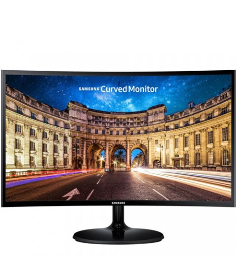 شاشة من سامسونج حجم 24 بوصة بتقنية ليد - LC24F390FHMXZN