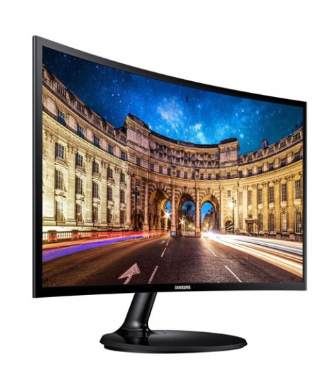 شاشة من سامسونج حجم 24 بوصة بتقنية ليد - LC24F390FHMXZN