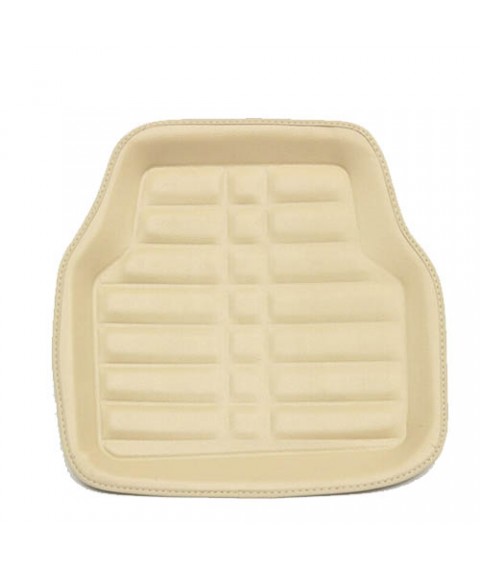 طقم دواسات 5D للسيارة 5 قطع - بيج