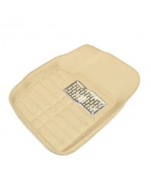 طقم دواسات 5D للسيارة 5 قطع - بيج