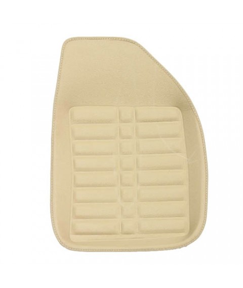 طقم دواسات 5D للسيارة 5 قطع - بيج