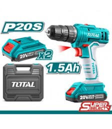 شنيور بطارية 20 فولت 2 بطاريه 1.5 امبير من توتال  TDLI20012