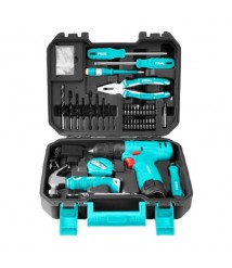 شنطة عدة متكاملة 81 قطعة شنيور 12 فولت من توتال THKTHP10812 