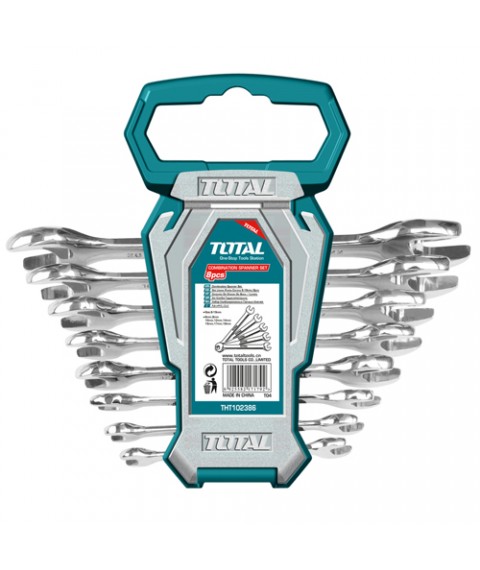    - طقم مفاتیح بلدي 8قطع مم 22-6 من توتال THT102386