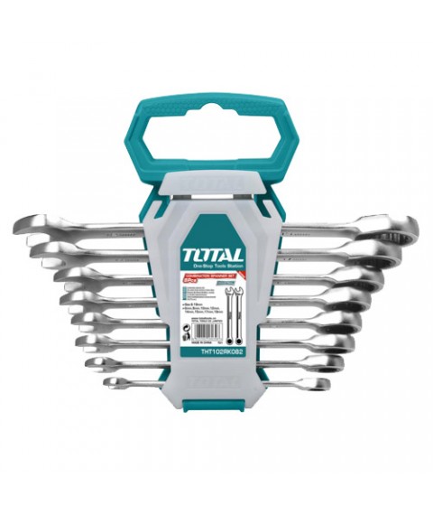 طقم مفاتیح بلدي مشرشر سیستیم 8 قطع من توتال THT102RK086 