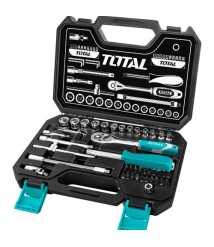 طقم لقم 45 قطعة 1/4 بوصة THT141451 من توتال