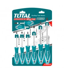  طقم مفك 8قطع يد كاوتش من توتال  THT250608