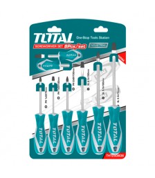  طقم مفك 8قطع يد كاوتش من توتال  THT250608