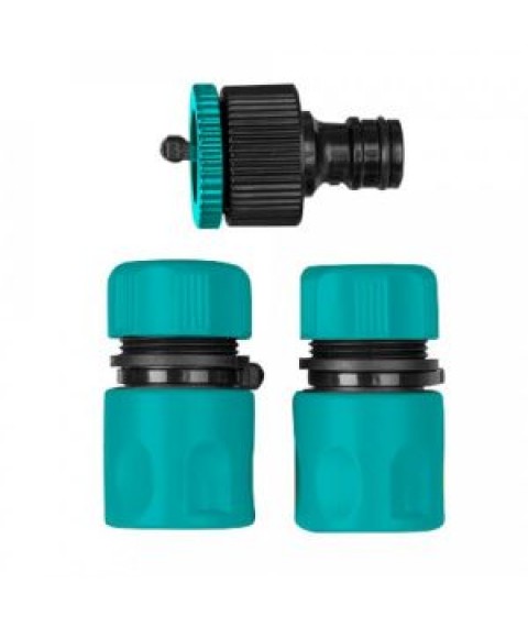 طقم وصلات مياة 1/2 بوصه خدمه شاقه 3 قطع من توتال THWS030301 