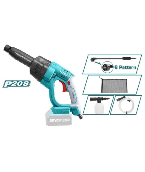 مغسلة توتال بطارية شحن 20 فولت TPWLI20084