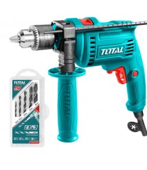 شنيور دقاق فك و ربط 550 وات + طقم بنط  TG105136 من توتال 