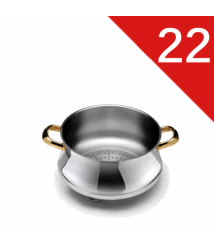 مصفاه برجل يد ستنلس ذهبي زهران 22