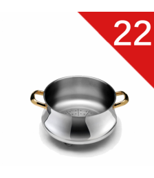 مصفاه برجل يد ستنلس ذهبي زهران 22