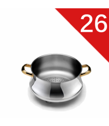 مصفاه برجل يد ستنلس ذهبي زهران 26