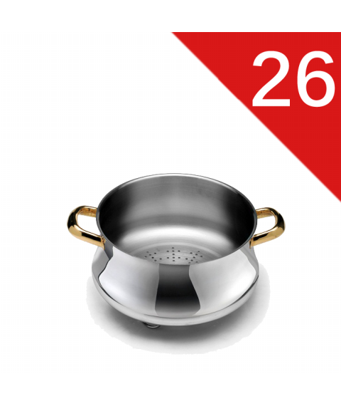 مصفاه برجل يد ستنلس ذهبي زهران 26