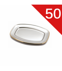 سرفيس بيضاوى ستنلس ذهبي زهران 50