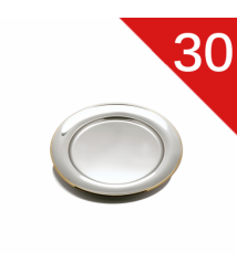 سرفيس مستدير ستنلس ذهبي زهران 30