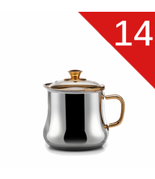 لبانه يد ذهبى غطاء زجاج 14 زهران  