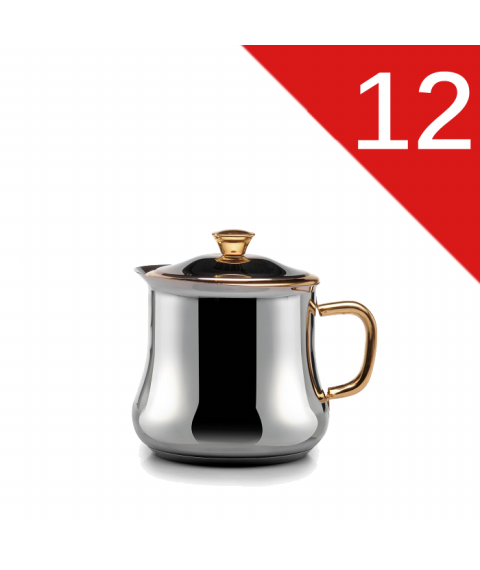 لبانه يد ذهبى غطاء زجاج 12 زهران  