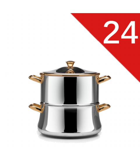 حله بخار يد ستنلس ذهبي زهران 24