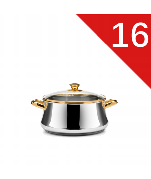 حله يد ذهبى غطاء زجاج 16 زهران  