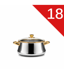 حله يد ذهبى غطاء زجاج 18 زهران  