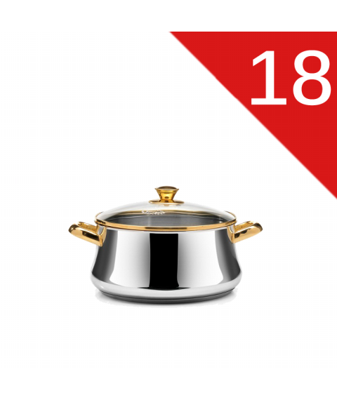 حله يد ذهبى غطاء زجاج 18 زهران  