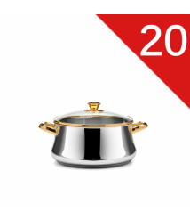 حله يد ذهبى غطاء زجاج 20 زهران  