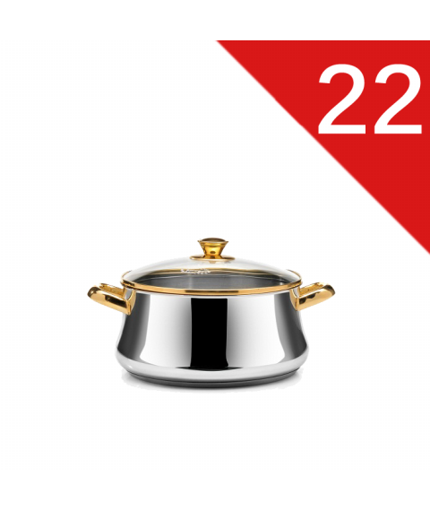 حله يد ذهبى غطاء زجاج 22 زهران  