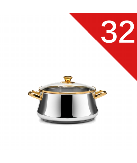 حله يد ذهبى غطاء زجاج 32 زهران  