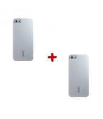 جراب اي فون 5 /5S سيمبلي بيزيك من ايفيك + شاشة واقية - أبيض