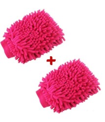 2× منظف للسيارة - وردي