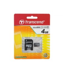 كارت ذاكرة ترانسينت سعة 4 جيجا كلاس 2