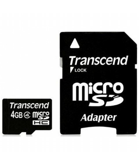 كارت ذاكرة ترانسينت سعة 4 جيجا كلاس 2